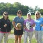women at golf outing
