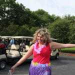 women at golf outing